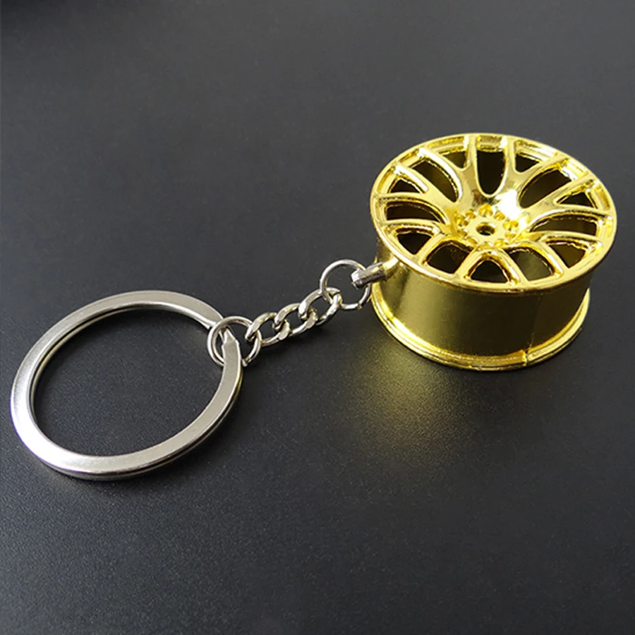 Металлический брелок классный Роскошный для ключей на ступицу колеса подходит
