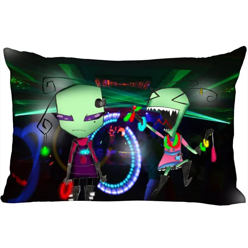 

Custom Planet Invader Zim New Pillowcase 45x35cm(One Side) Rectangle Zipper Print Throw Wedding Decorative Pillowcase Cover