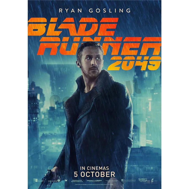 Бегунок с лезвием 2049 украшение для дома постер из крафт фильма наклейки на стену