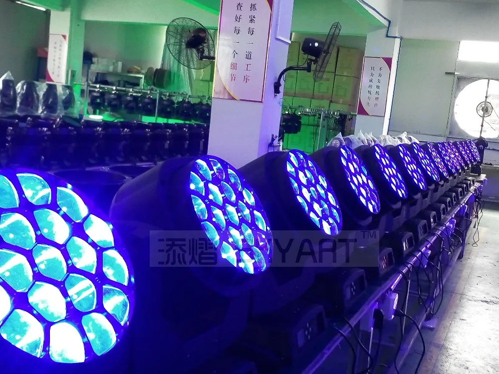SKYART 19x15W K10 Big Bee Eye Led Moving Head Dj Stage Lights Zoom Function | Освещение