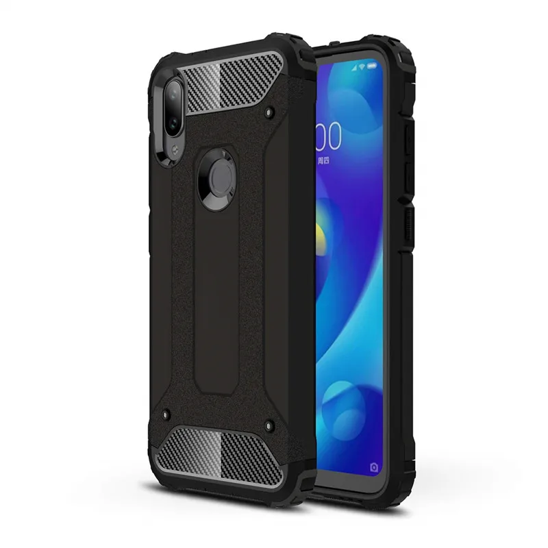 Black Case 360 градусов Роскошный Броня противоударный чехол для xiaomi mi a2 lite case Xiaomi mi 9t pro чехол полное покрытие чехол сяоми ми 9т про ми а2 лайт чехол прочный чехол Xiaomi mi 9t pro case - Цвет: Black Case