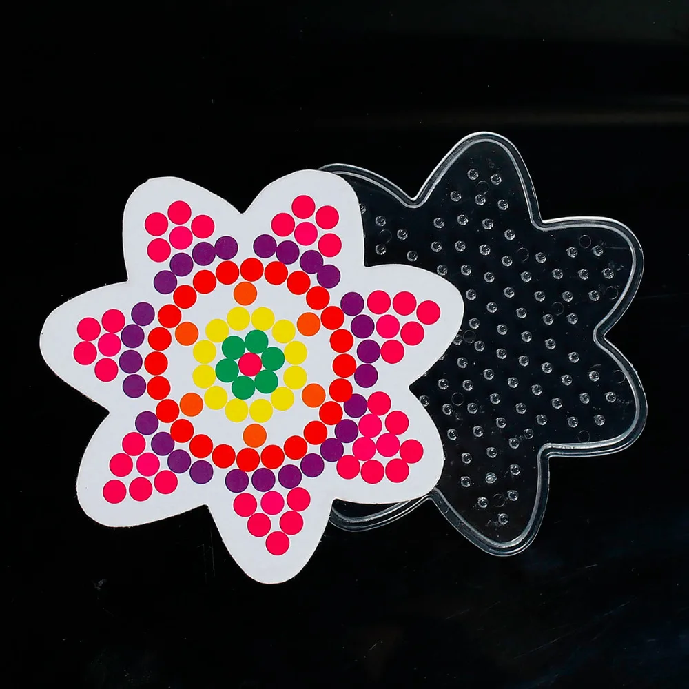 Пластиковая пегборд для детей Hama бусины рукоделия сделай сам с бумажной