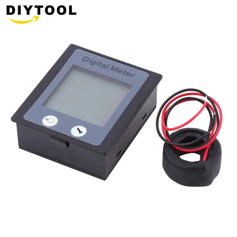 AC 80 260V 100A цифровой светодиодный Мощность Панель измеритель энергии Вольт