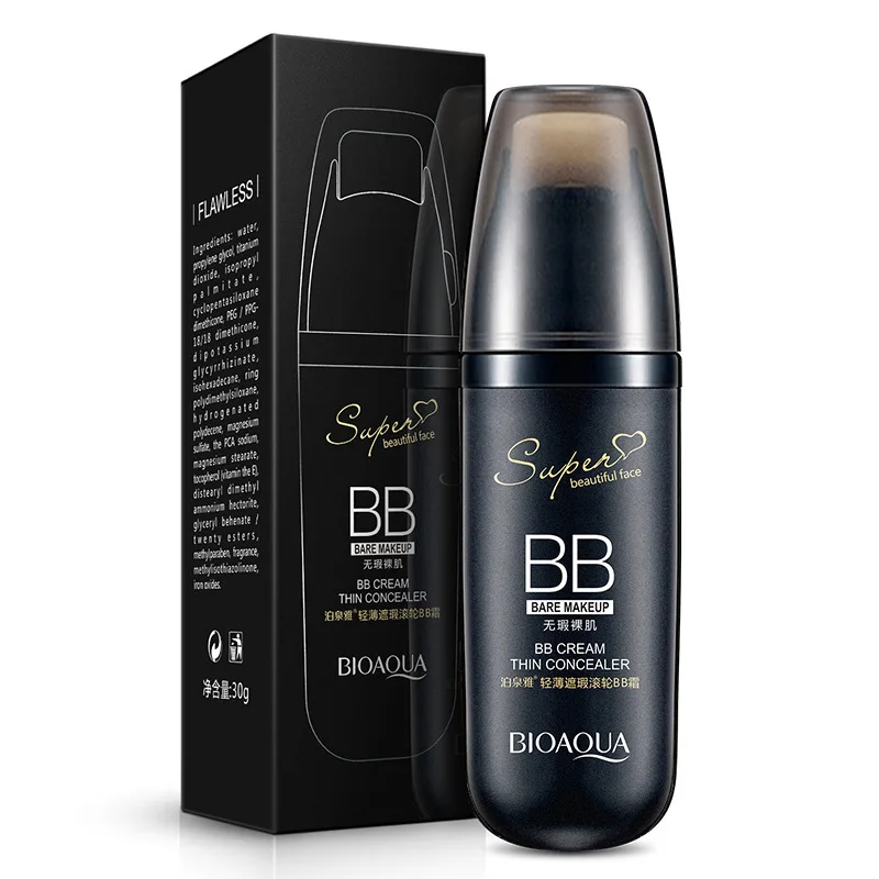 

BIOAQUA Roller BB Cream Air Cushion CC Concealer Cream Whitening Sun Block Perfect Cover Flawless Moisturizing Korean Cosmetics