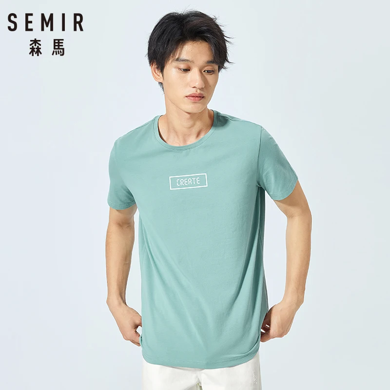 SEMIR летняя индивидуальная Футболка с принтом для мужчин команда семейная печать