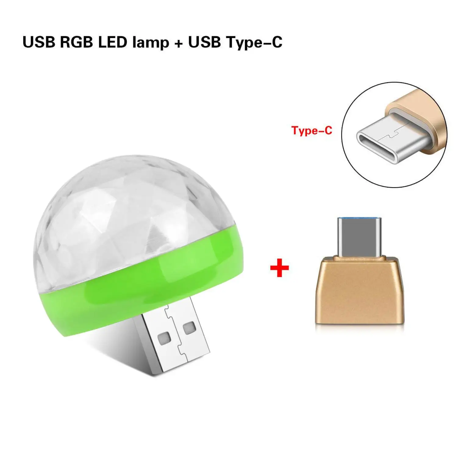 E27 3 Вт 6 Вт красочный Авто вращающийся RGB светодиодный светильник Волшебные лампочки вечерние лампы диско для украшения дома светильник ing лампа - Цвет: Type-C