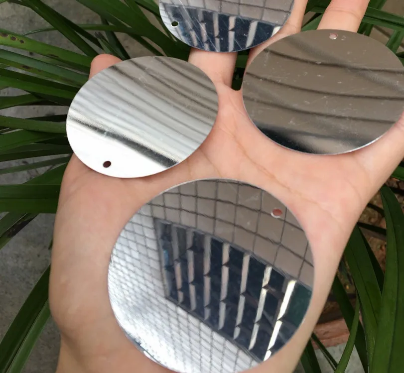 Фотоаксессуары 50 мм круговое боковое отверстие фотоэлемент из ПВХ с блестками