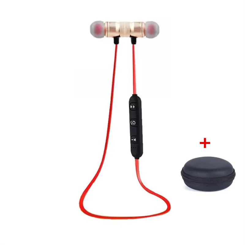 GutsyMan Bluetooth беспроводные наушники спортивные стерео магнитные с микрофоном