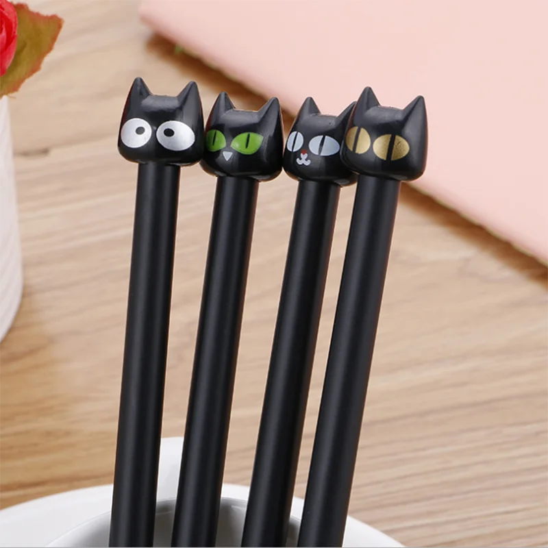 1pc Sent at random 1 шт. корейские Канцтовары Мультяшные гелевые ручки Kawaii студенческий экзамен записи цифровым пером, офисные школьные принадлежности, блокноты канцелярские милые ручка - Цвет: 1pc Sent at random