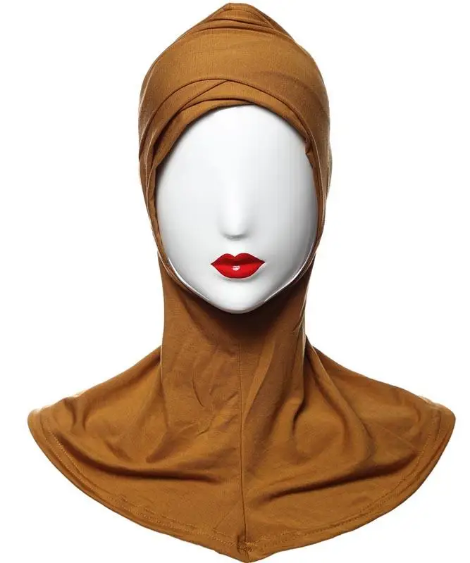 12PCS Muslim Hijab Arab Niquabs Womens Under Scarf Neck Cover Cap Bone Bonnet Ninja Islamic Hat Solid Color Random | Тематическая