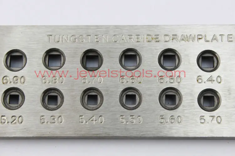 Drawplate из карбида вольфрама квадратной формы различные модели 3 10 5 00 мм 7 номер