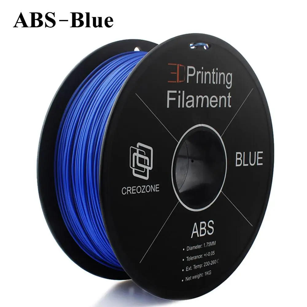 ABS-Blue CREOZONE Премиум нить для 3d принтера 1,75 1 кг PETG ABS углеродное волокно TPU нейлон/PA Металл бедра 3D пластиковая нить - Цвет: ABS-Blue