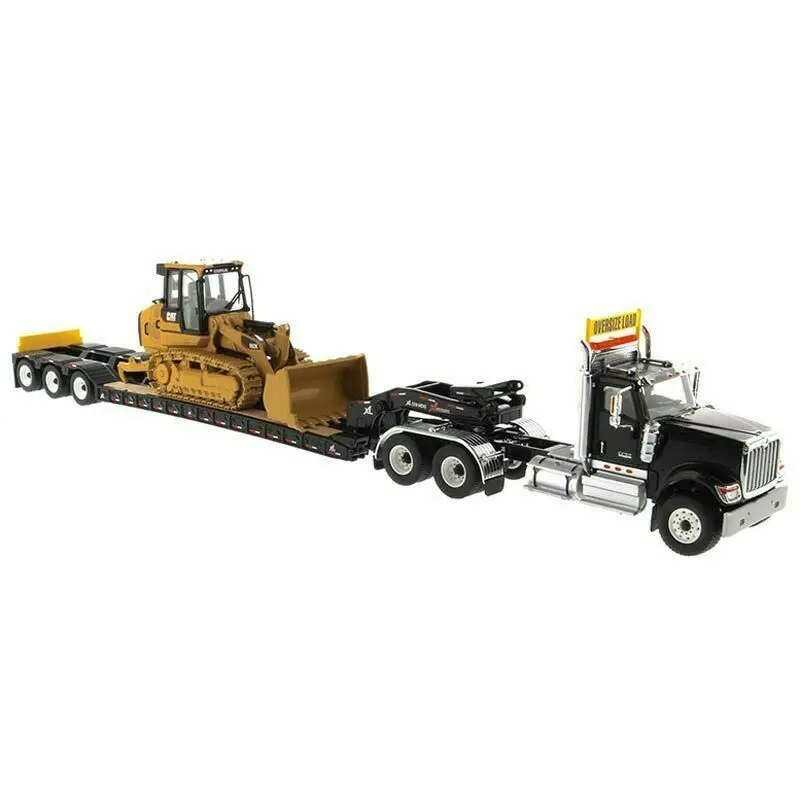 1:50 Международный HX520 XL 120 HDG LOWBOY трейлер CAT 963 K литья под давлением мастер 85599|diecast