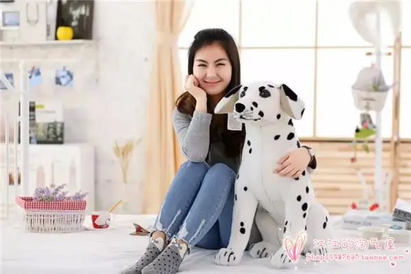 Большая плюшевая игрушка для собак 60 см далматинская собака подарок на день