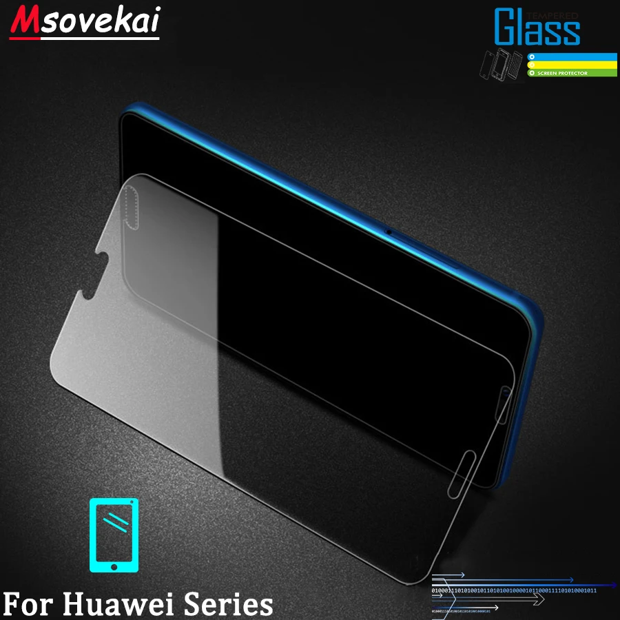Для huawei P Smart Plus Nova 3i 2 S 2i Honor 7A 5 45 7 8X 7X 7C Y7 Prime 2018 2.5D закаленное Стекло Экран защитная