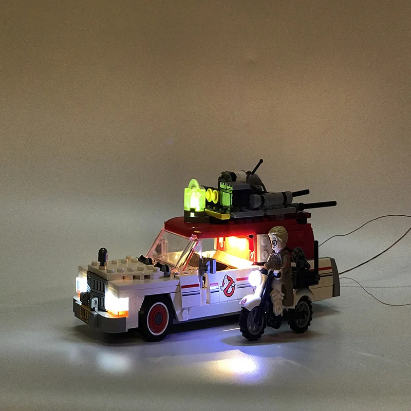 Светодиодный светильник набор для Lego Building Movie Series 75828 16032 с 2 блоками Ghostbusters
