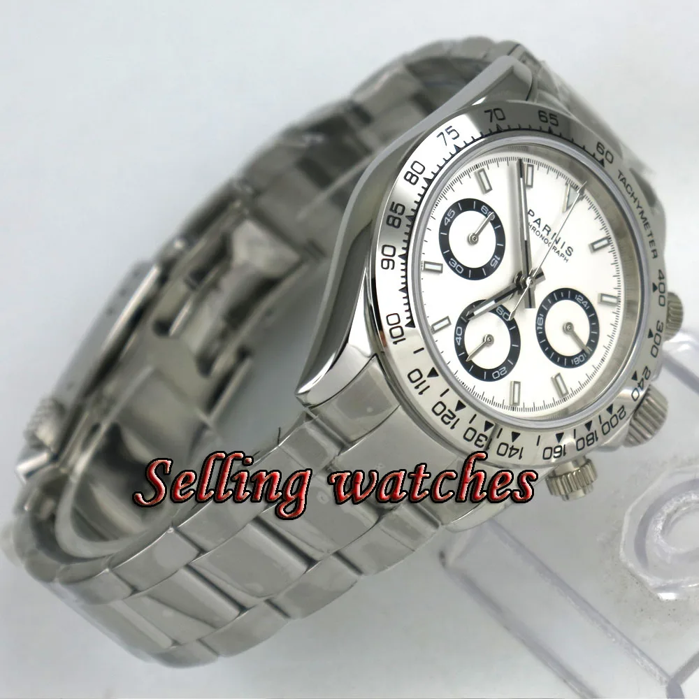 Мужские кварцевые часы с хронографом 39 мм|Кварцевые мужские часы| |