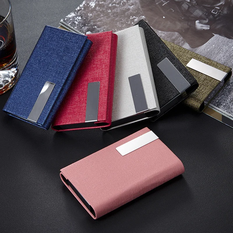 Кошелек для монет скидка деловое имя держатель карт настраиваемый чехол из