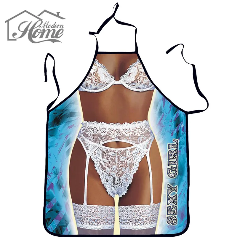 Забавный фартук для приготовления пищи сексуальные вечерние фартуки кухни