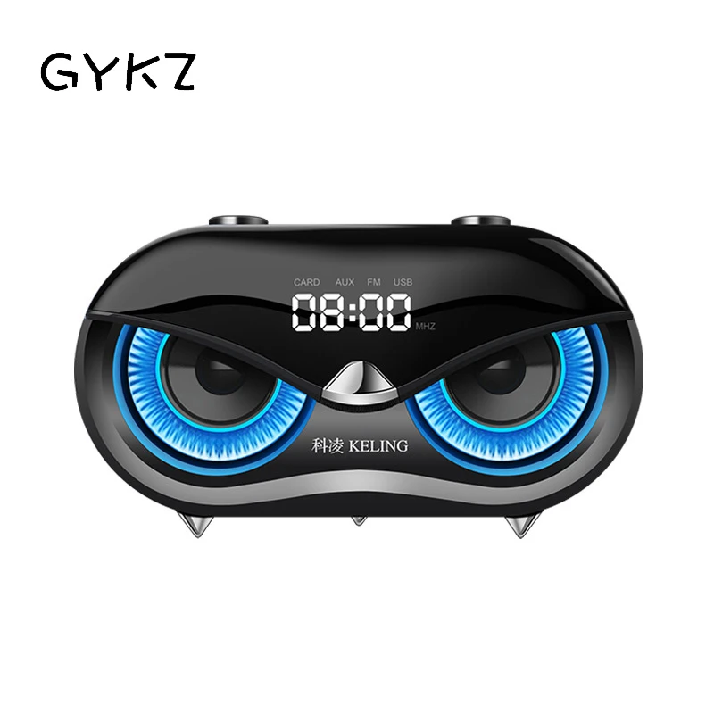 GYKZ Сова Bluetooth колонки сабвуфер беспроводной настольный компьютер плагин карта
