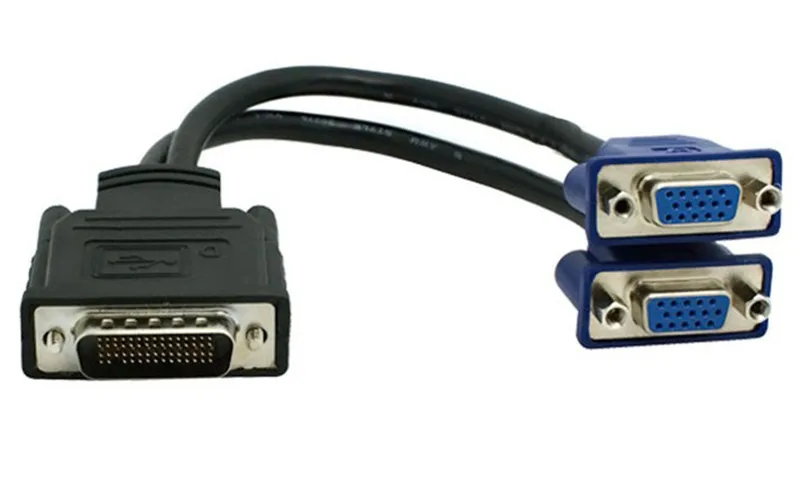 

59 контактов DVI к двойному разъему VGA кабель 0,25 м