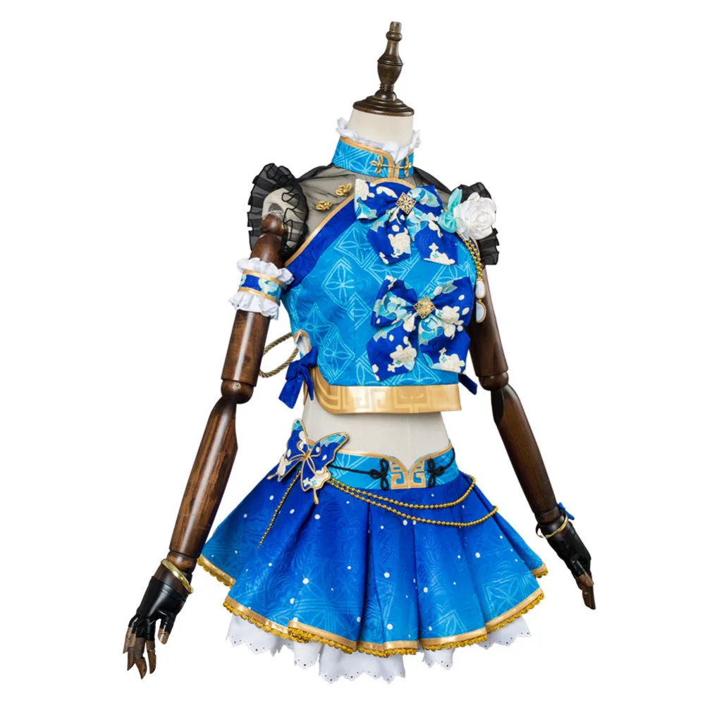 Watanabe You костюм-Чонсам для косплея LoveLive Aqours Cosplay женское платье девочек из Китая |