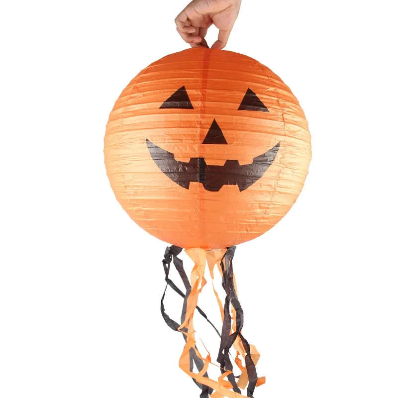 1 шт./бесплатная доставка тыквенный фонарь бумажный для Хэллоуина вечеринки Джек