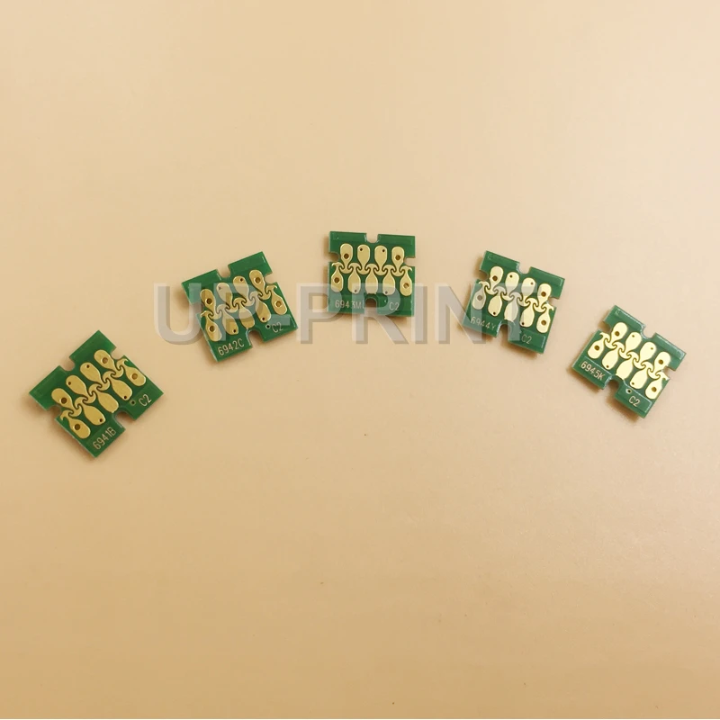 1 комплект/5 шт. T6941-T6945 чип совместимый для Epson SureColor T3000 T3070 T5070 T7070 T3200 T5200 T7200 T3270 T5270