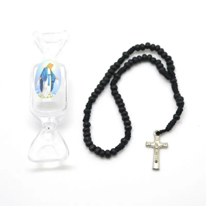 Акриловая Конфетница с католичкой Jude Guadalupe Mary деревянный браслет с розами