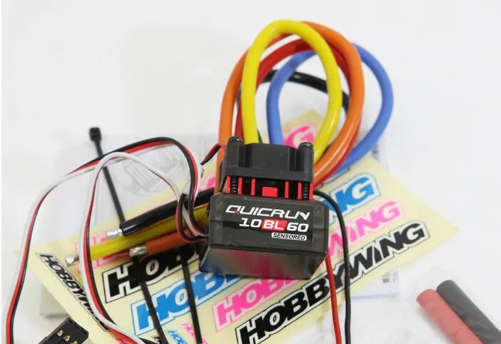 Бесщеточный контроллер скорости Hobbywing QUICRUN 10BL120 сенсорный 120A 10BL60 60A 2 3S Lipo для