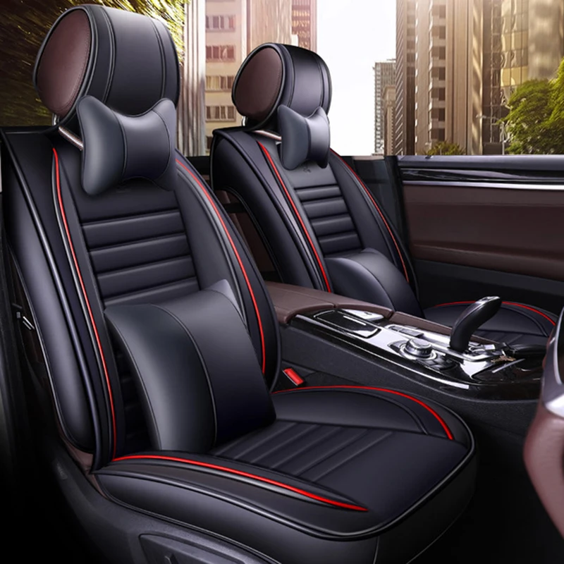 Комплект чехлов на автомобильные сиденья кожаные аксессуары для seat leon sc st arona toledo