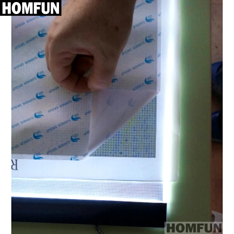 HOMFUN A4 светодиодный ist тонкий арт трафарет доска для рисования светильник