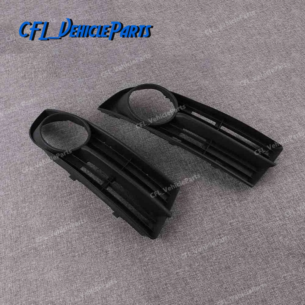 Pair New Left+Right Front Bumper Cover Grille Grilles 1T0853665A 1T0853666A For VW CADDY 2004-2011 Touran 2003 2004 2005 2006