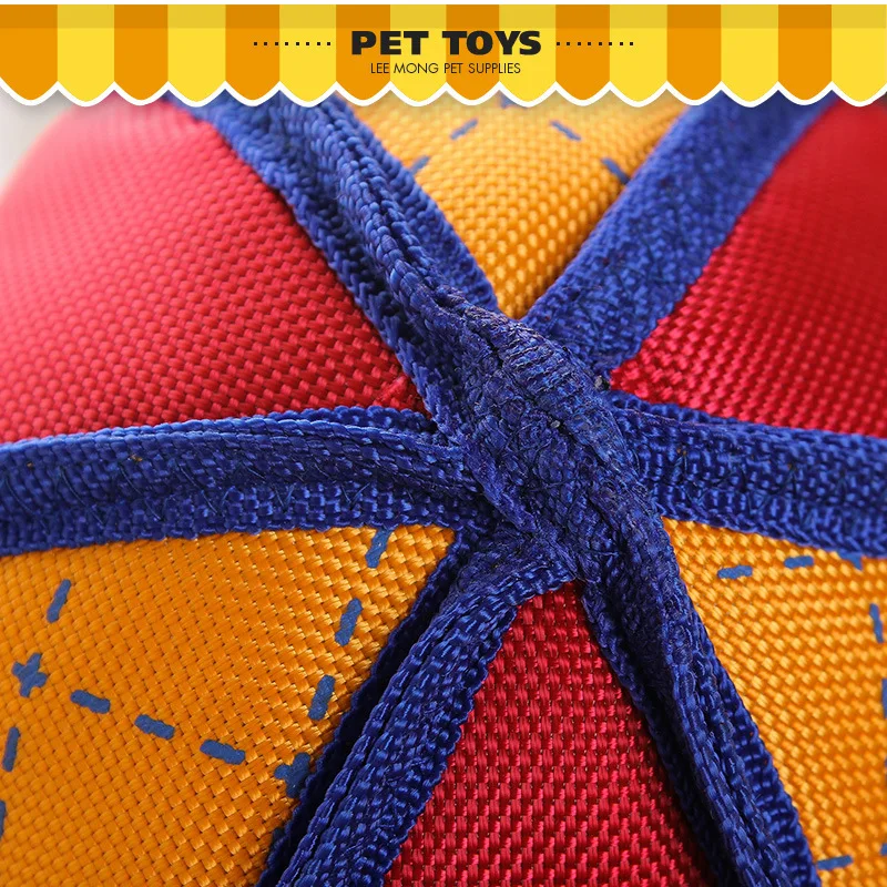 1Pcs Pet Dogs Chew Toys Oxford Knot Ball Durable Braided Bone Rope Teeth Cleaning Playing For Puppy Dog Accesories | Дом и сад