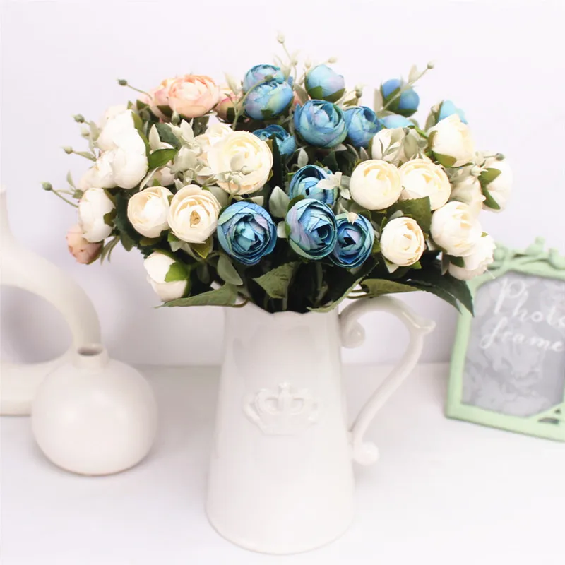 Искусственные искусственные цветы для дома гостиной сада Вечерние Декорации