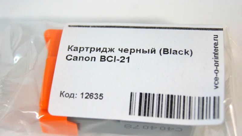Картридж Canon BCI-21 Black черный Китай | Компьютеры и офис