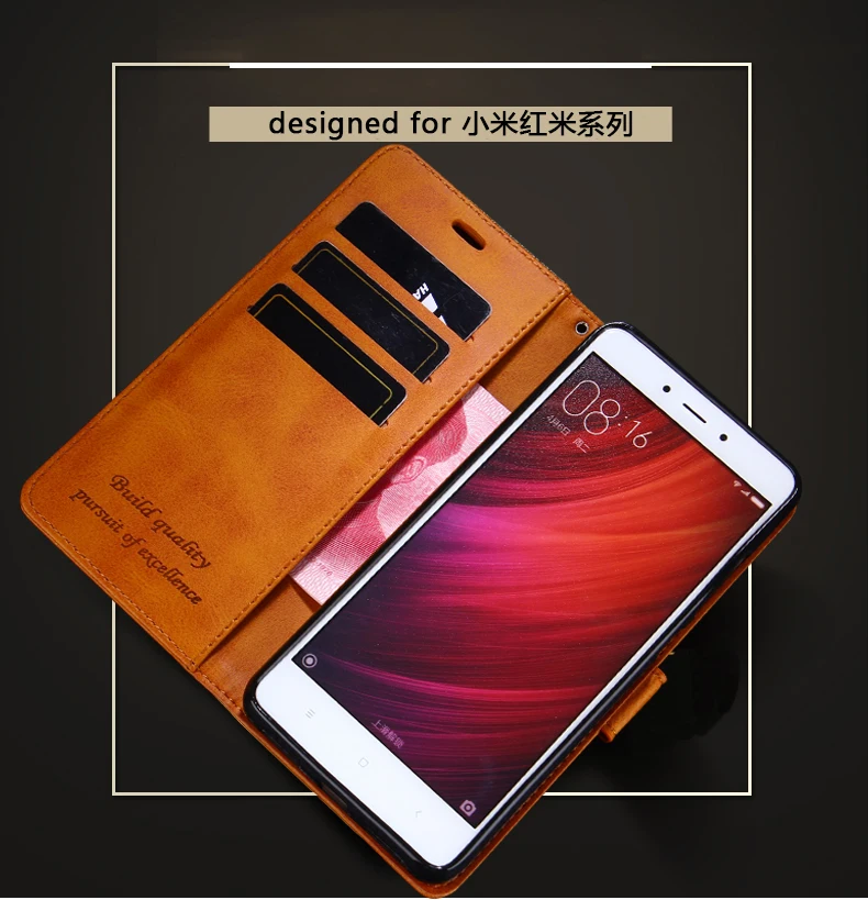 Смарт вид xiaomi redmi note 4x кожаный чехол чехлы для телефонов чехол|case leather|xiaomi notecase for |