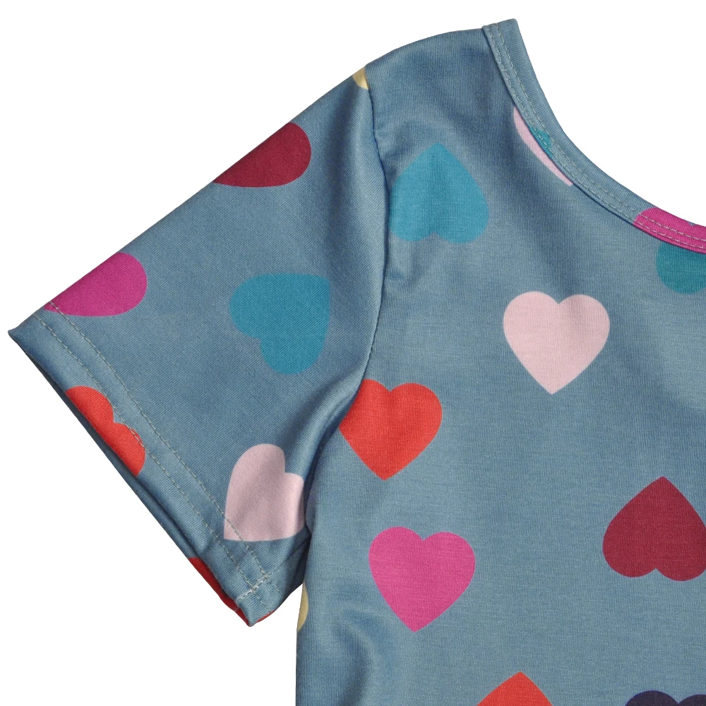 Одежда для маленьких девочек летнее платье с сердечками 2019 детское CONICE NINI Remake