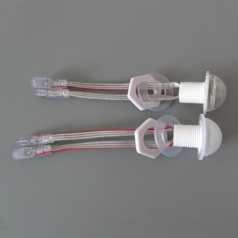 200 шт. DC12V UCS1903 30 мм Диаметр диффузный Полноцветный 3 светодиода RGB 5050 SMD