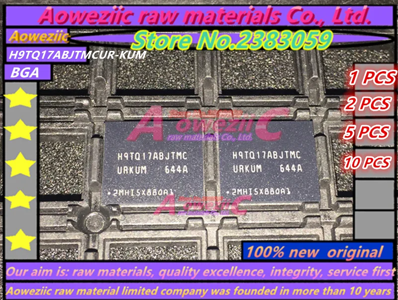 

Aoweziic, новинка 100%, оригинальная фотография, чип памяти BGA H9TQ17ABJTMCUR KUM H9TQ17ABJTMC