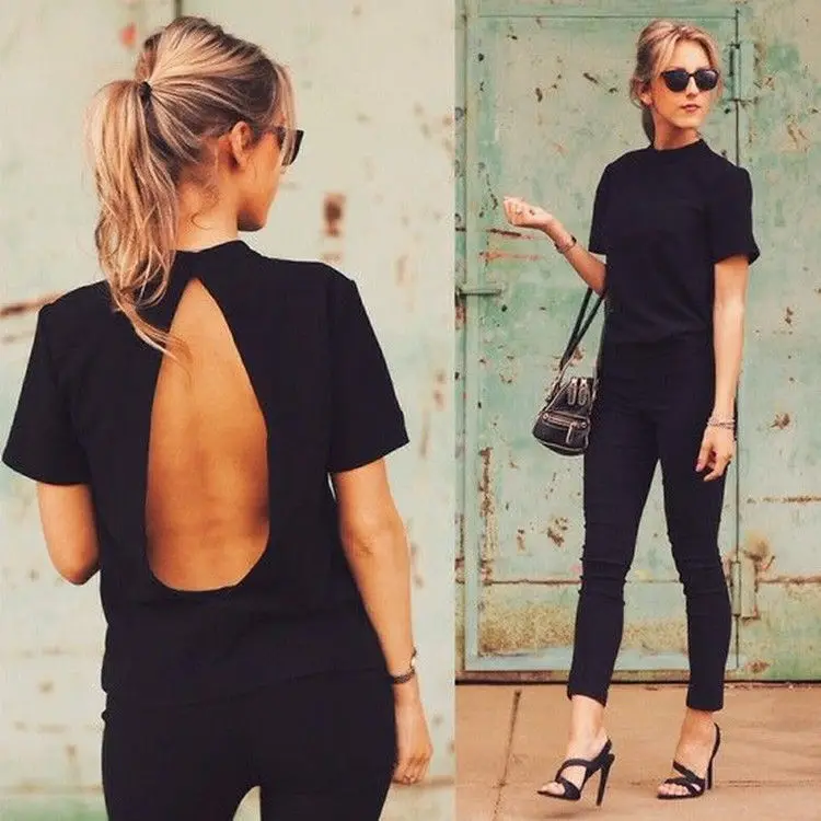 2016 модные женские летние свободные топы с коротким рукавом рубашки повседневные