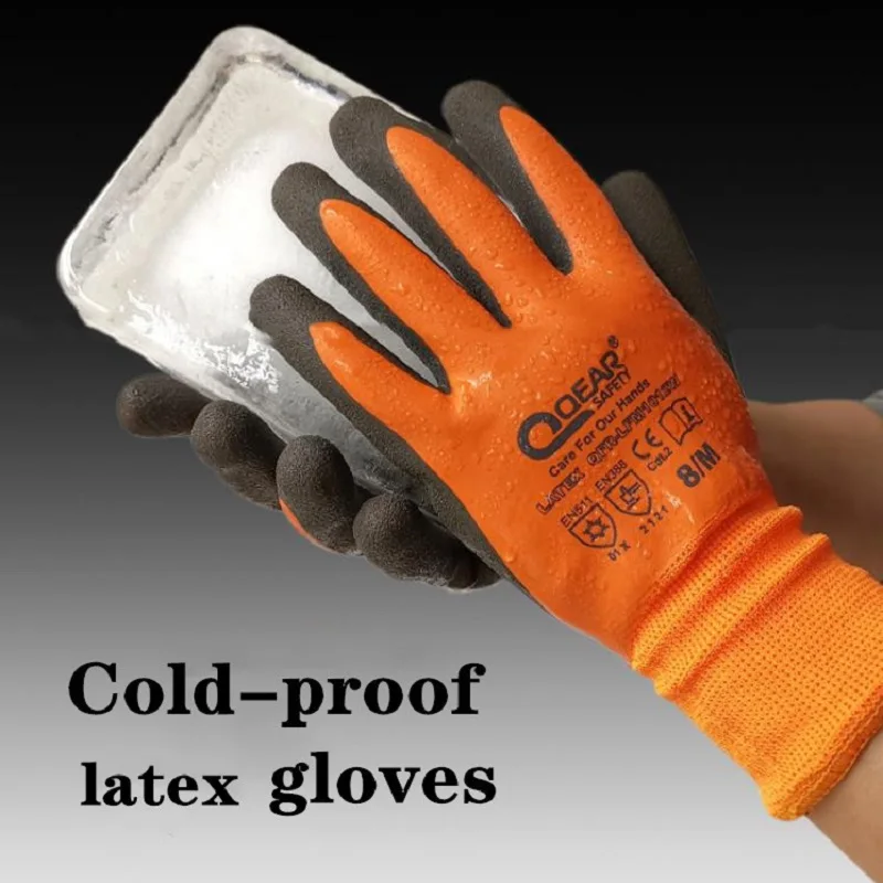 1 пара перчатки для рыбалки теплые защитные акриловые против холода термостойкие