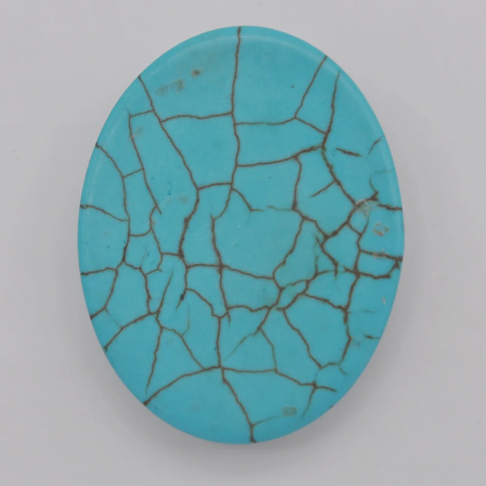 Овальный кабошон Howlite 40x30 мм драгоценный камень бижутерия для подарка 1 шт. H106 |