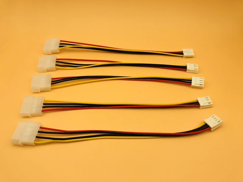 5 шт. 4 контактный разъем Molex IDE штекер гнездо 4P ATA кабель питания флоппи накопитель