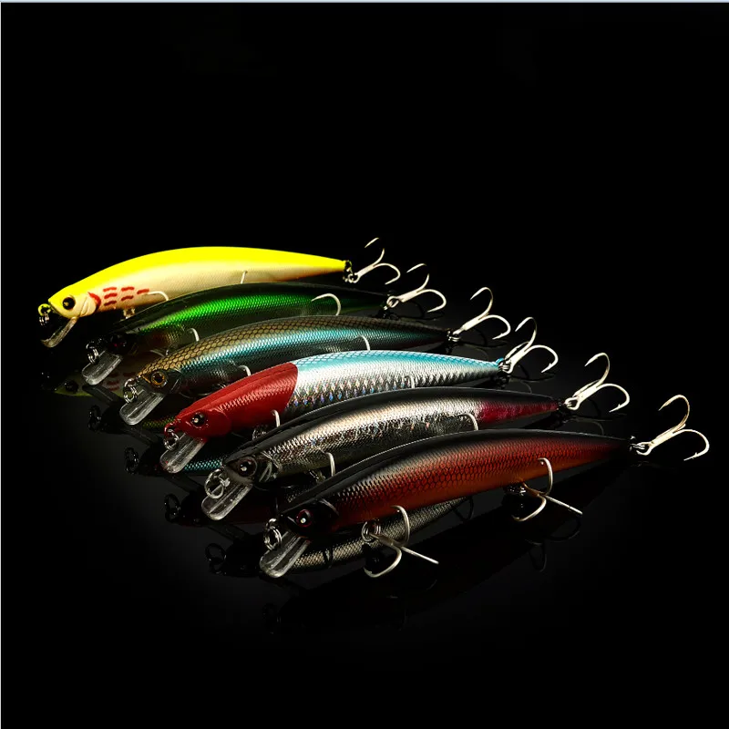 

Fishing Lures Long Range Minnow Hard Bait X120 Floating Artificial Lure 12cm/11g For SeaBass Fish Dive 60-80cm Owner Hook