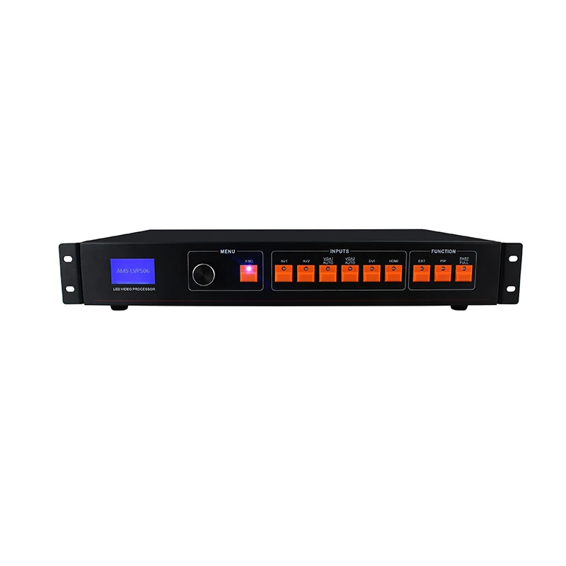 AMS- MVP506 светодиодный видеопроцессор с 2 картами nova msd300 как vdwall для rgb led matrix дисплей