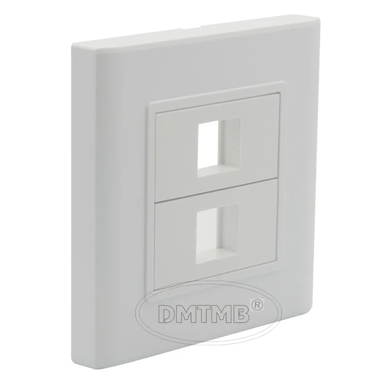 86 настенная пластина лицевая с 2 разъемами keystone|face plate|wall platewall face plate |