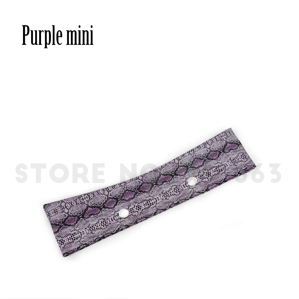 purple mini Новинка; украшение из искусственной кожи; искусственная кожа; Змеиный узор; отделка; Obag O Bag; змеиная отделка; сезон весна - Цвет: purple mini