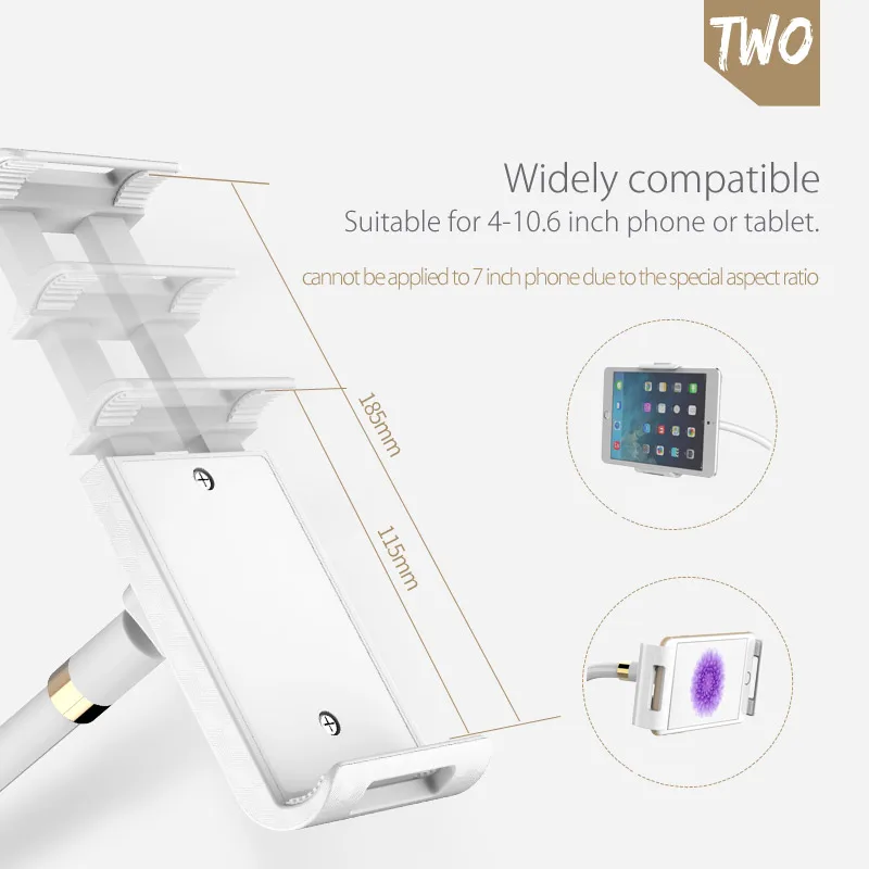 Держатель для телефона ORICO регулируемая подставка мобильного на 360 градусов