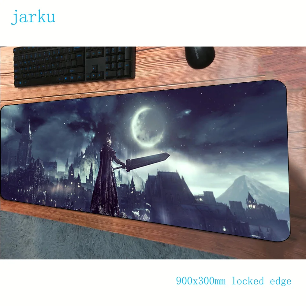 Коврик для мыши dark души компьютерный геймерский коврик 900x300x3 мм популярный